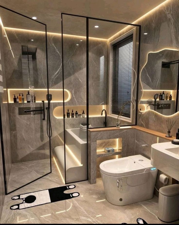 Contemporary Bathroom One