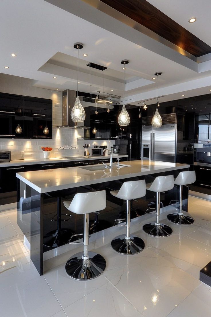 Contemporary Kitchen Dining Four